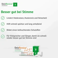 GeloRevoice Halstabletten Grapefruit-Menthol 20 Lutschtabletten