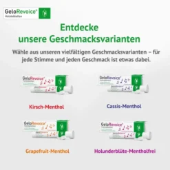 GeloRevoice Halstabletten Holunderblüte - mentholfrei 3 x 20 Lutschtabletten