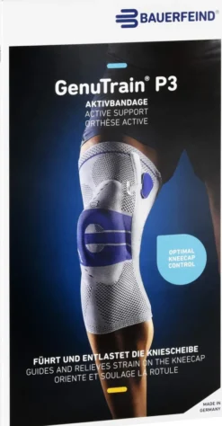 Genutrain Kniebandage P3 Links Gr.4 Schwarz