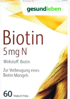 Gesund Leben Biotin 5 mg N 60 Tabletten