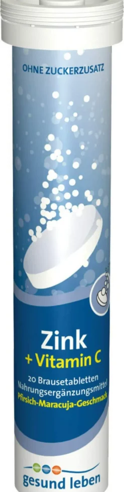 Gesund Leben Zink + Vitamin C Brausetabletten