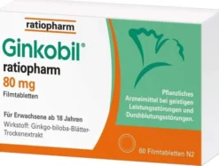 Ginkobil ratiopharm 80 mg 60 Filmtabletten