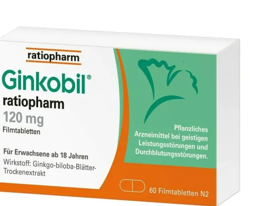 Ginkobil ratiopharm 120 mg 60 Filmtabletten