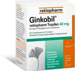 Ginkobil Ratiopharm Tropfen 40 mg 200 ml