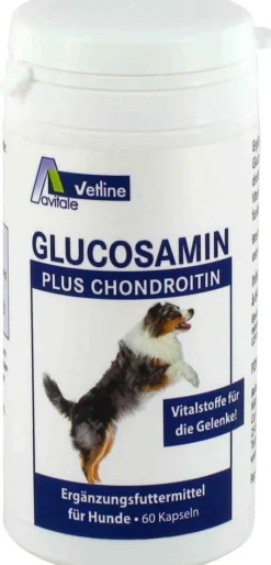 Glucosamin + Chondroitin 60 Kapseln Für Hunde