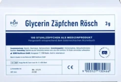Glycerin Zäpfchen Rösch 3 G Gegen Verstopfung 100