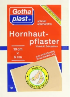 Gothaplast Hornhautpflaster 10 cm X 6 cm 1 Pflaster