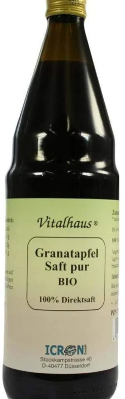 Granatapfel Saft Pur Bio Vitalhaus