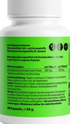 Graviola Kapseln 500 mg 90 Kapseln