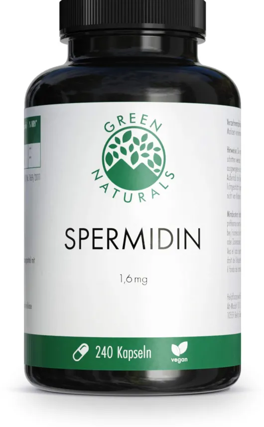 Green Naturals Spermidin 1,6 mg Vegan 240 Kapseln