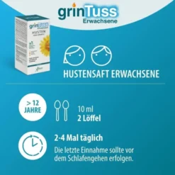 Grintuss Erwachsenen Hustensaft 180 G