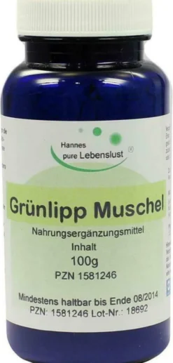 Grünlipp Muschel 100 G Pulver