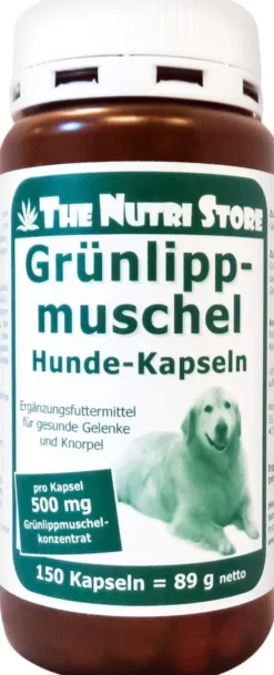 Grünlippmuschel 500 mg Für Hunde Kapseln