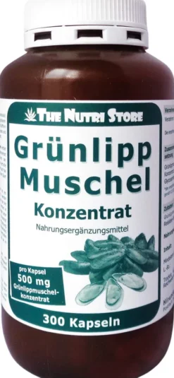 Grünlippmuschel 500 mg Konzentrat 300 Kapseln