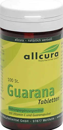 Guarana 200 mg 100 Tabletten