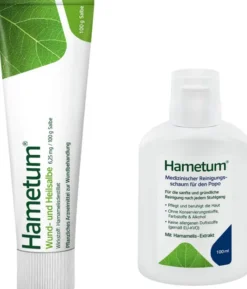 Hametum Wund - und Heilsalbe 100 g + Medizinischer Reinigungsschaum 100 ml