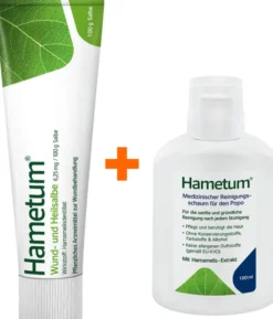Hametum Wund - und Heilsalbe 100 g + Medizinischer Reinigungsschaum 100 ml