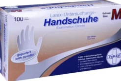 Handschuhe Einmal Latex Gepudert M 100 Handschuhe