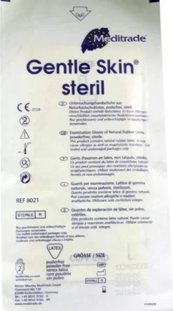 Handschuhe Einmal Latex Puderfrei Steril Groß 1 Paar