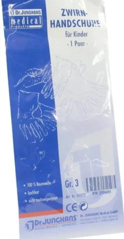 Handschuhe Zwirn Gr.3 Kinder