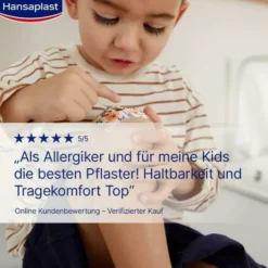 Hansaplast Kinderpflaster Sensitive 1 m x 6 cm 1 Strip