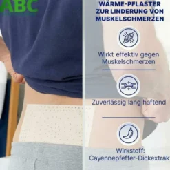 Hansaplast med ABC Wärme Pflaster Capsicum 2 Stück