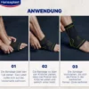 Hansaplast Sport Fußgelenk-Bandage Gr. S - M 1 Stück