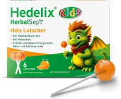 Hedelix HerbalSept Hals Lutscher Kids 6 Stück