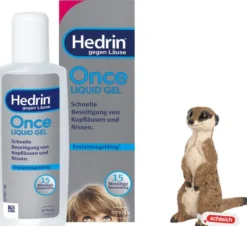 Hedrin Once Liquid 100 ml Gel + gratis Schleich® Erdmännchen 1 Stück