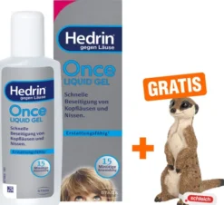 Hedrin Once Liquid 100 ml Gel + gratis Schleich® Erdmännchen 1 Stück