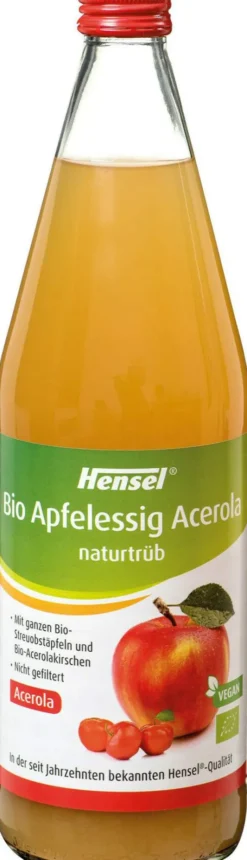 Hensel Apfelessig Naturtrüb Mit 5% Acerola Bio