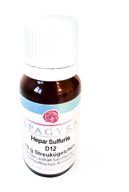 Hepar Sulfuris D12 10 G Globuli