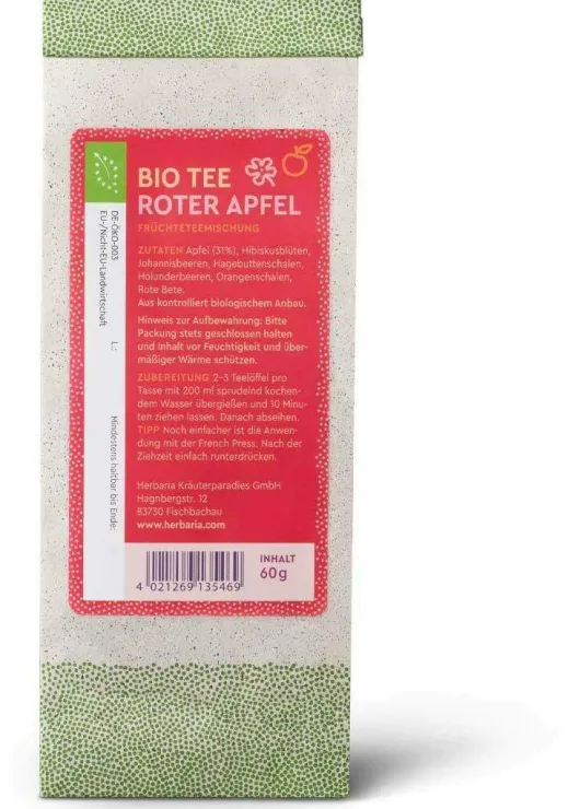 Herbaria Bio Tee Roter Apfel