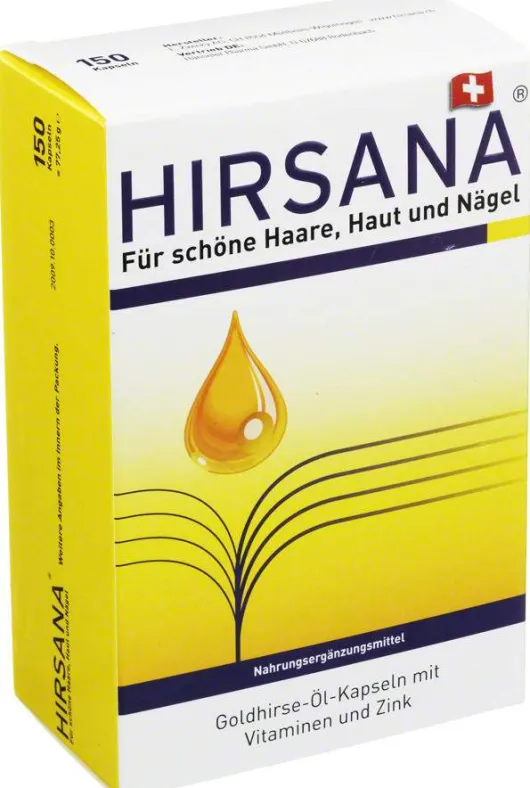 Hirsana Goldhirse Öl Kapseln