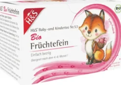 H&S Bio Baby- und Kindertee Früchtefein 20 Filterbeutel