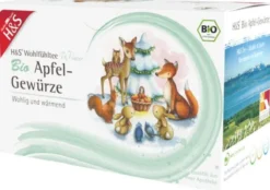 H&S Wintertee Bio Apfel-Gewürze 20 X 2 G Filterbeutel