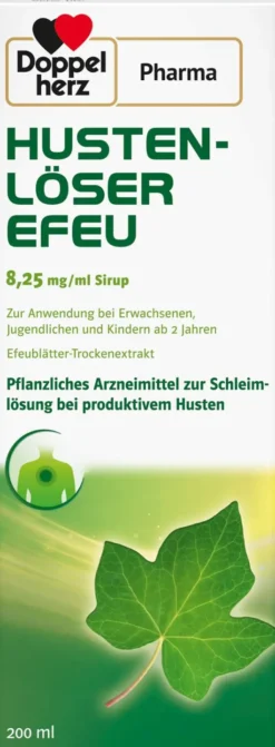 Hustenlöser Efeu 8,25 mg je ml 200 ml Sirup