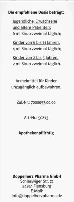 Hustenlöser Efeu 8,25 mg je ml 200 ml Sirup