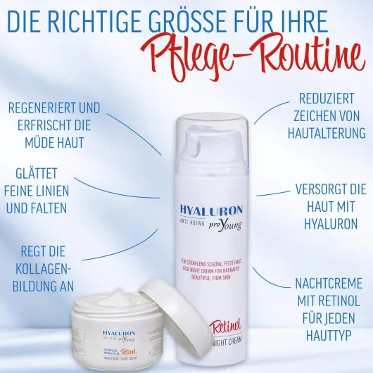 Hyaluron Proyoung Retinol Nachtcreme 140 ml Spender