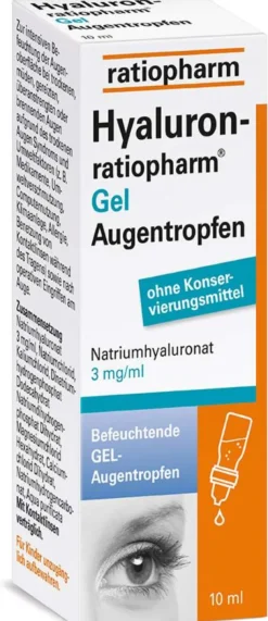 Hyaluron ratiopharm Gel 10 ml Augentropfen