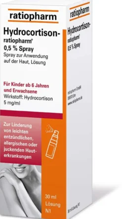 Hydrocortison-Ratiopharm 0,5% 30 ml Spray