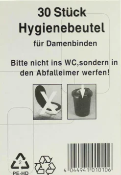 Hygienebeutel 30 Stück