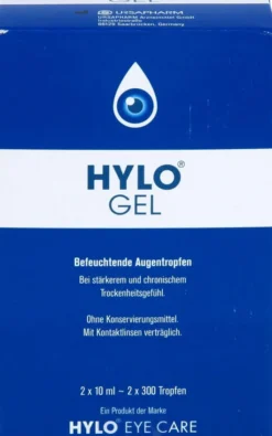 Hylo-Gel Augentropfen 2 X 10 ml