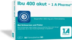 Ibu 400 akut 1A Pharma 50 Filmtabletten