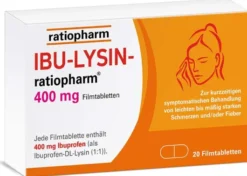 Ibu Lysin ratiopharm 400 mg 20 Filmtabletten