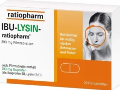 Ibu Lysin ratiopharm 293 mg 20 Filmtabletten
