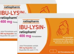 Ibu Lysin Ratiopharm 400 mg 2 x 50 Filmtabletten