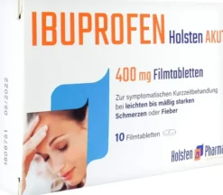 Ibuprofen Holsten Akut 400 mg 10 Filmtabletten