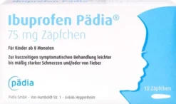 Ibuprofen Pädia 75 mg Zäpfchen 10 Stück