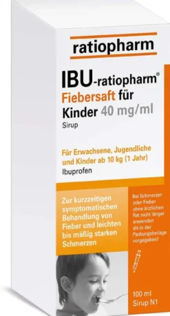 IBU-ratiopharm Fiebersaft für Kinder 4% 100 ml Saft